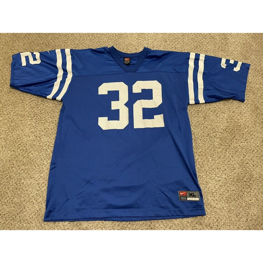 Rare Indianapolis Colts Jersey XL Edgerrin James Nike Men’s Blue Vintage
